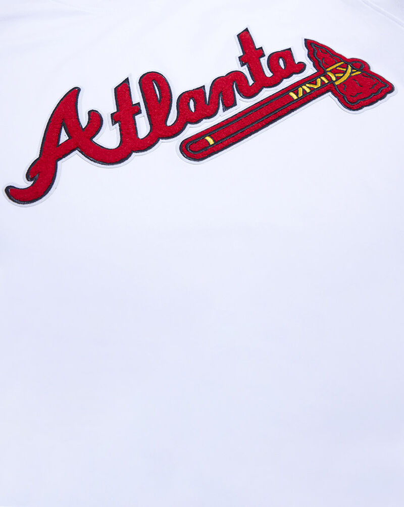 PRO STANDARD Atlanta Braves Classic Chenille Tee LAB131546-WHT White 4