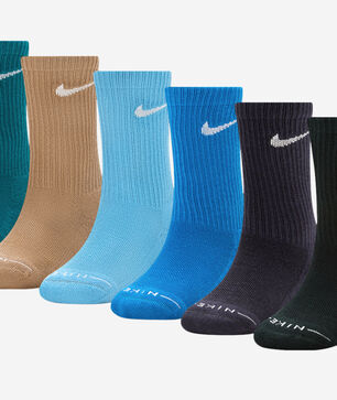 Little Kids' Everyday Elevated 6Pk Crew Socks