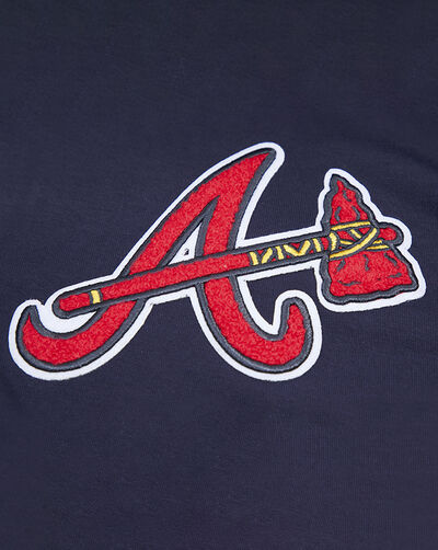 Atlanta Braves Classic Chenille Double Knit Full-Zip Hoodie