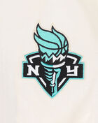 PRO STANDARD New York Liberty Retro Classic Rib Wool Varsity Jacket WNL670016-EBK cream 2