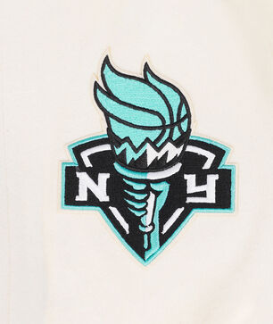 New York Liberty Retro Classic Rib Wool Varsity Jacket
