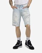 Distressed Rip and Repair Denim Short