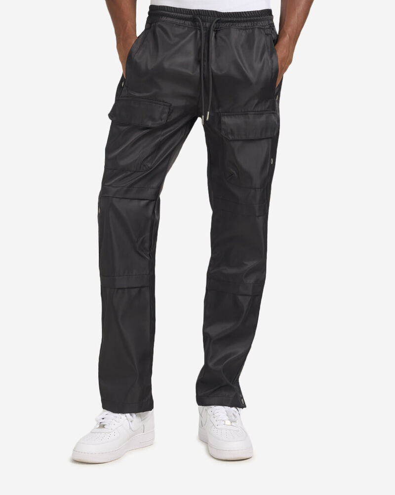 SNIPES Woven Nylon Cargo Pants FW26-MA009-010 Black 1