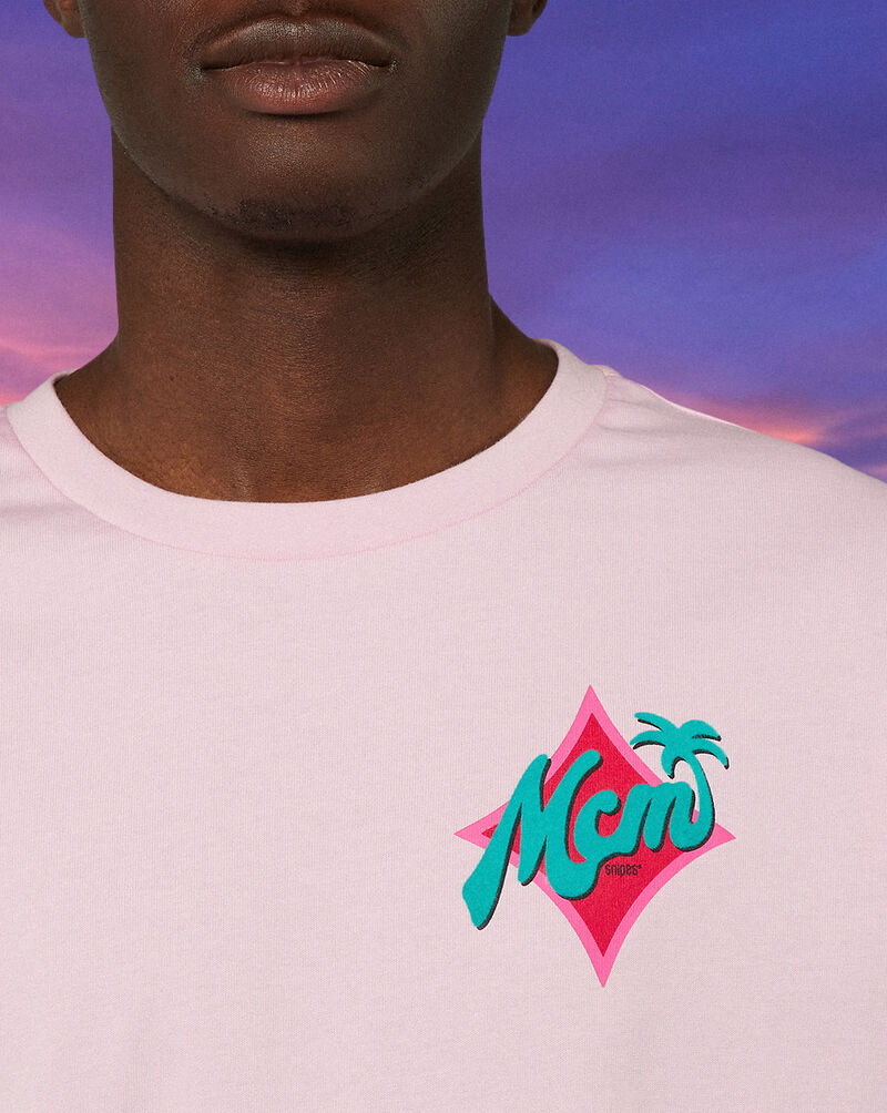 MCM MCM x SNIPES Palm T-Shirt  SFM252-002-3-ROS Pink 4