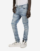 Jordan Craig Distressed Rip and Repair 5-Pocket Jeans JS1217-SKY Blue 1