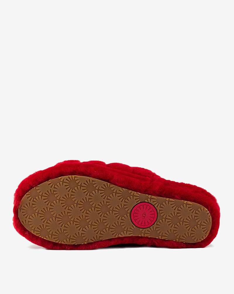 UGG Fluff Yeah Slides 1095119RBRD Red 2