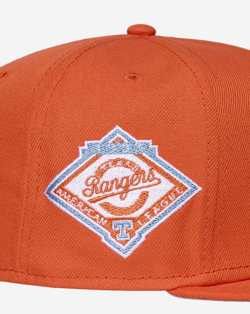 Shop New Era 59Fifty Texas Rangers Fitted Hat 71011951 orange