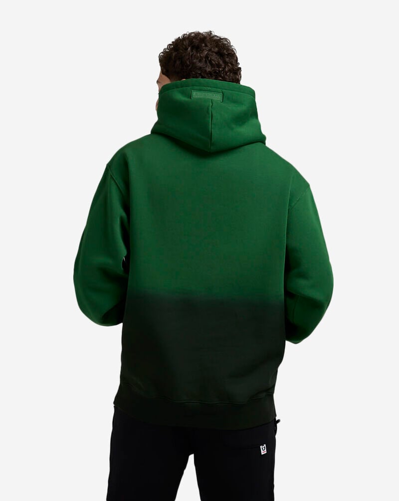 AAPE Dip Dye Fleece Hoodie AAPSWMB325XXNGRX Green 2