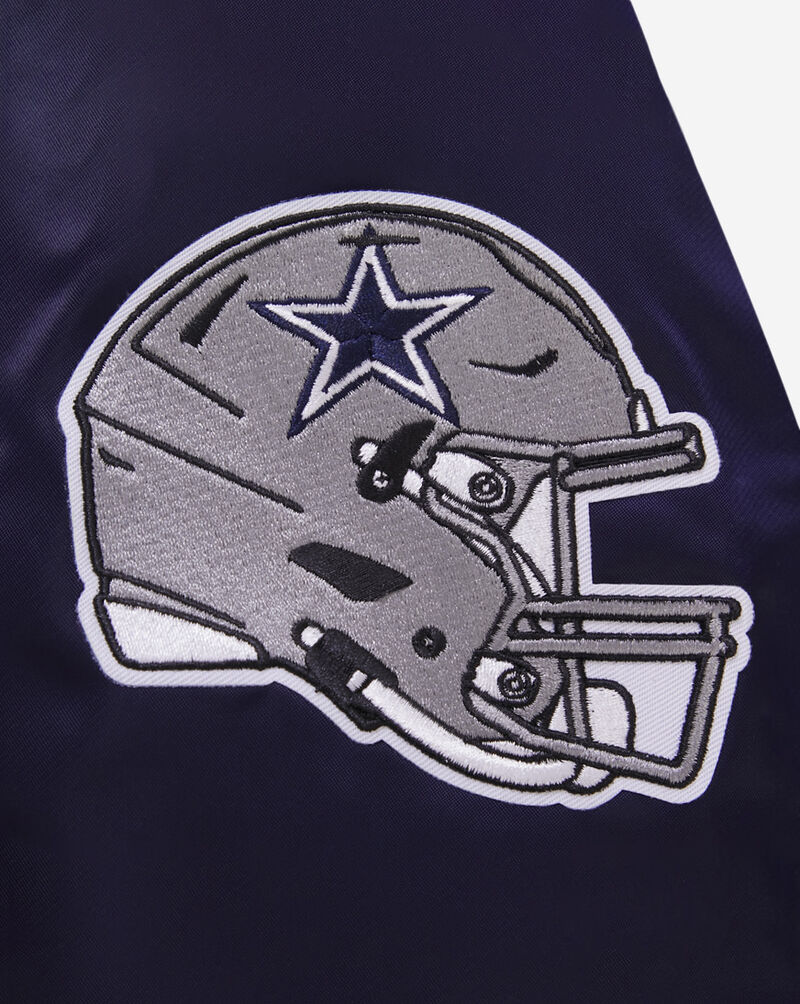 PRO STANDARD Dallas Cowboys Big Logo Satin Jacket FDC6410303-MDN Blue 2