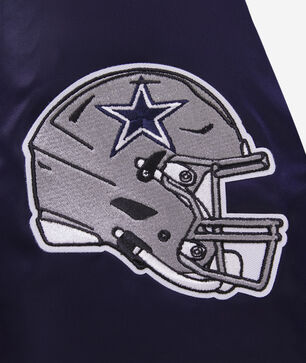Dallas Cowboys Big Logo Satin Jacket