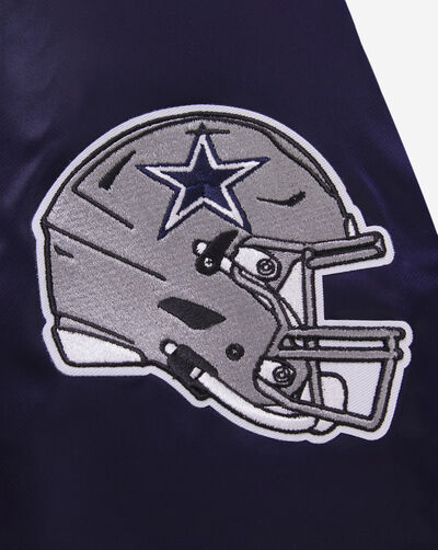 Dallas Cowboys Big Logo Satin Jacket