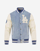 PRO STANDARD Los Angeles Dodgers Varsity Blues Denim Varsity Jacket LLD638399-DLN Blue 1