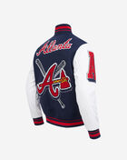 Atlanta Braves Mashup Rib Wool Varsity Jacket