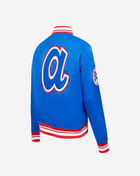 Atlanta Braves Retro Classic Rib Satin Jacket