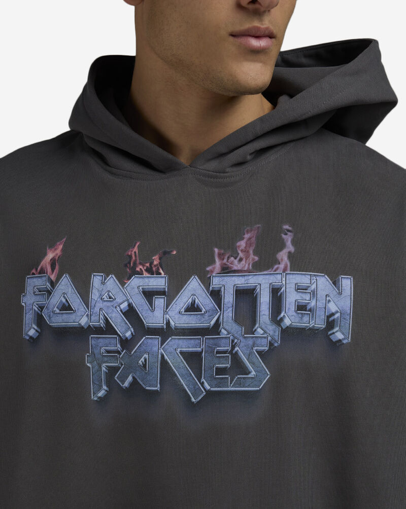 Forgotten Faces Forgotten Biker Hoodie FOFUS158-03516 Grey 3