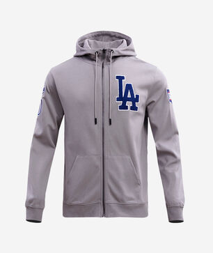 Los Angeles Dodgers Classic Chenille Double Knit Full-Zip Hoodie