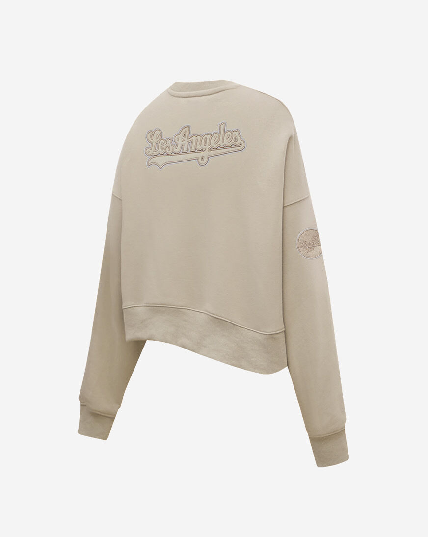 Shop PRO STANDARD Los Angeles Dodgers Neutral Crewneck Shop PRO STANDARD Los Angeles Dodgers Neutral Crewneck