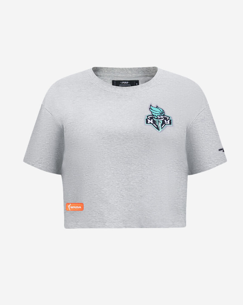 PRO STANDARD New York Liberty Classic Essentials Single Jersey Boxy Tee WNLA70041-HGR Grey 1