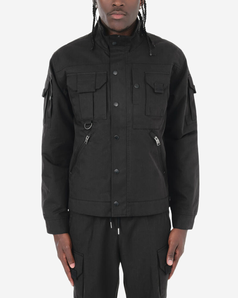Life Code Cargo Pocket Jacket 33J89-BK Black 1