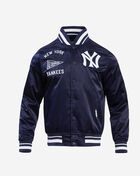 New York Yankees Retro Classic Rib Satin Jacket