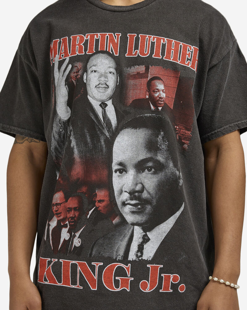 Graphic Tees MLK Collage Tee  MLK1480XX Black 3