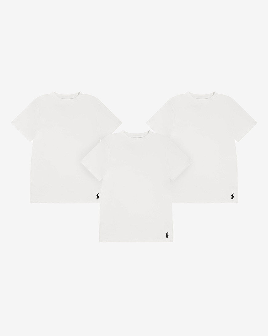 Shop Polo Ralph Lauren Boys' 3-Pack Classic Fit Crew Tee (8-20