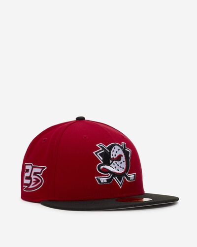 59Fifty Anaheim Ducks Fire Red Fitted Hat