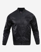 New York Knicks Triple Black Satin Jacket