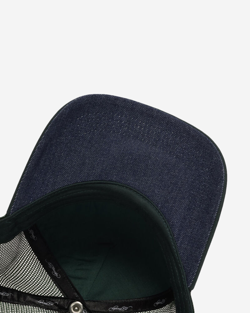 Ed Hardy Fire Panther Trucker Hat EHH0001-76RS Green 4