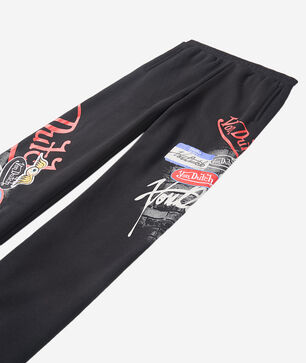 Kids' Airbrush Stacked Fleece Jogger Pant