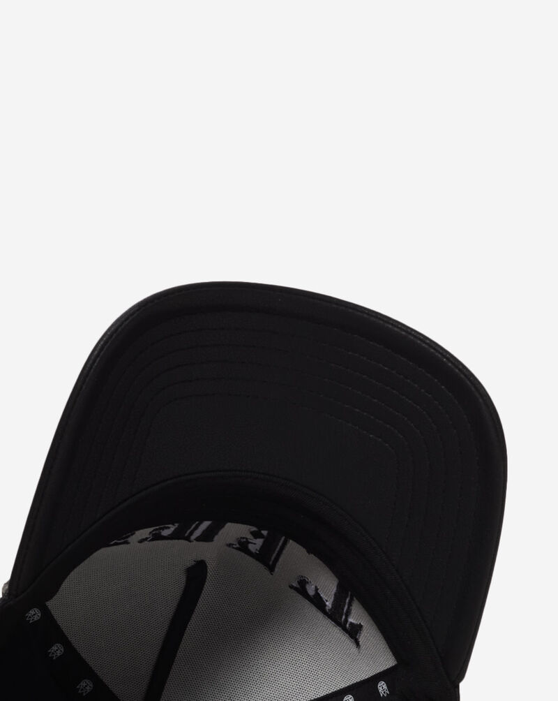 Cult of Individuality Cult x El Alfa Premium Flower 5 Panel A Frame Trucker Hat 625BC-CH112A Black 4