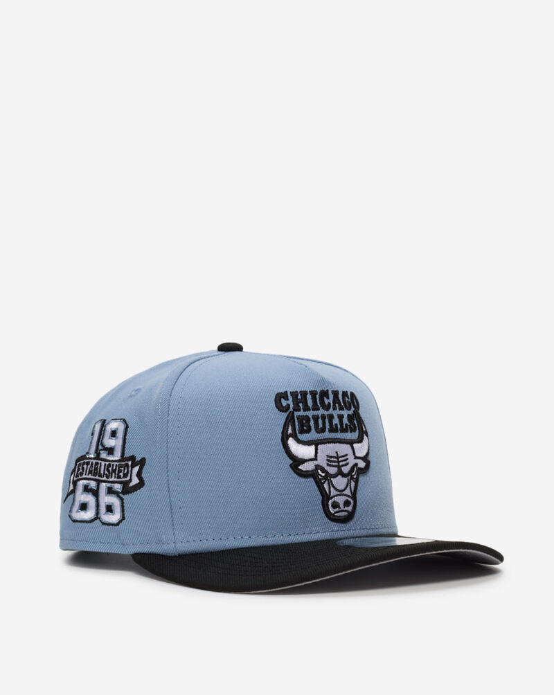 New Era 9Fifty Chicago Bulls A-Frame Snapback Hat 70906511 Blue 1