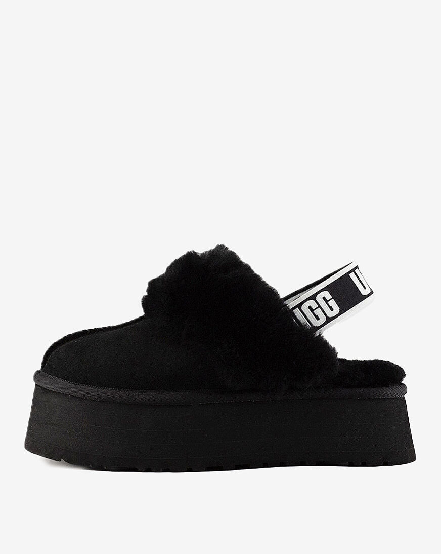 black ugg sandals