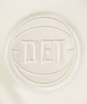 Detroit Pistons Neutral Drop Shoulder Fleece Crewneck