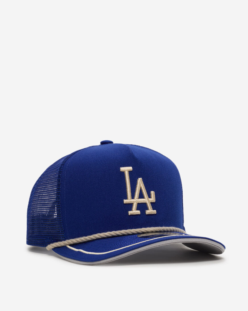 Shop New Era 9Fifty Los Angeles Dodgers Rope A-Frame Snapback Hat