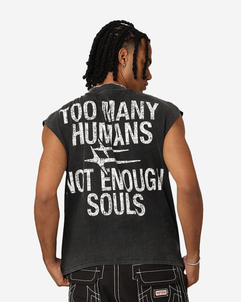 Loiter Soulless Oversized Muscle Tee 02047435V009 Black 2