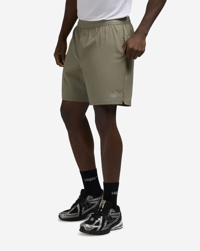 New Balance Athletics Stretch Woven Short MS51622-DOK Beige 1