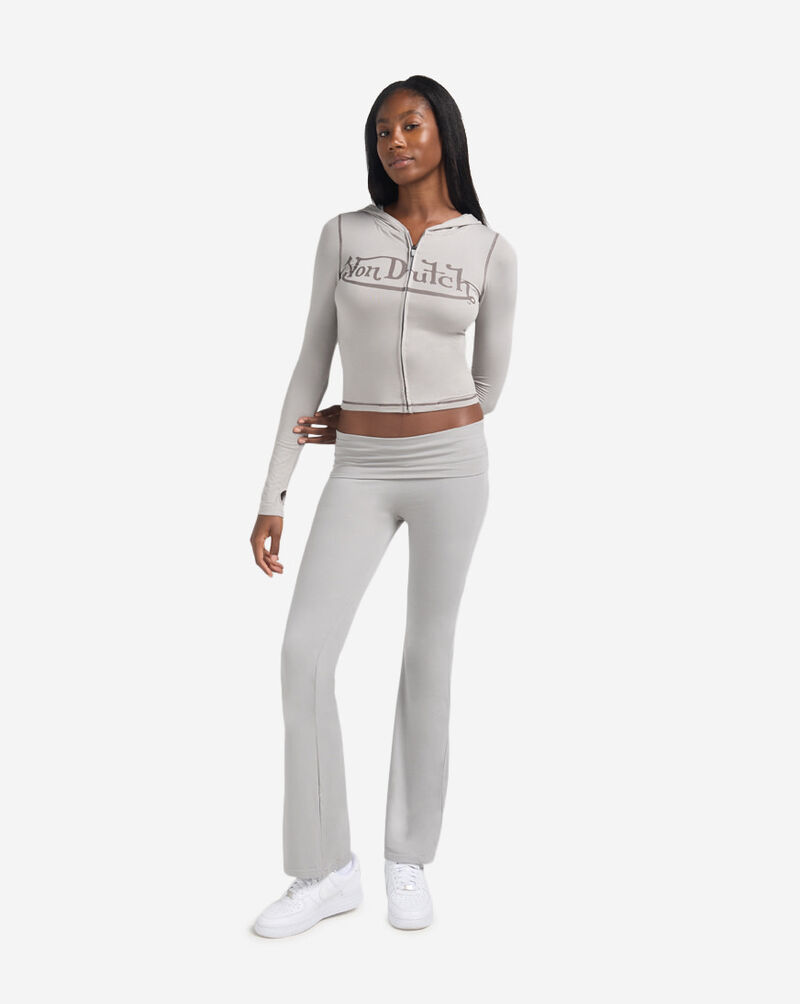Von Dutch Full Zip Yoga Jacket  VDYT-003GRY Grey 4