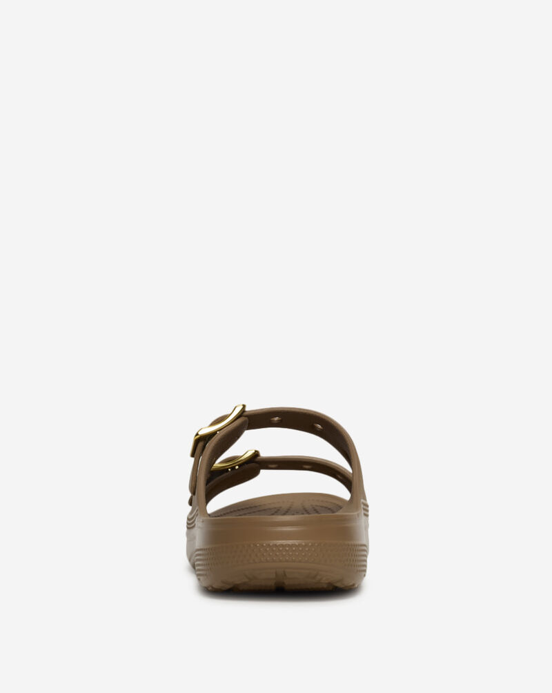 Crocs Saturday Metallic Buckle Sandal 213316-2EY Beige 5