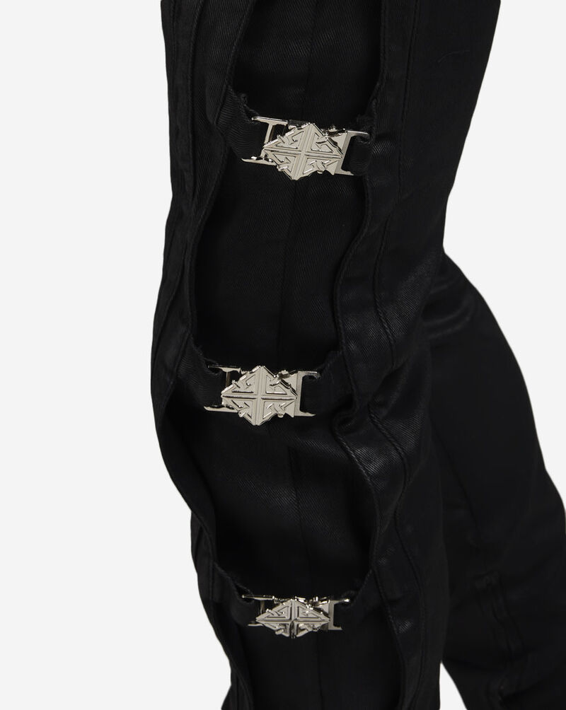 Guapi Obsidian Buckle Denim Jeans OBSIDIAN-BLK-BUCKLE Black 4