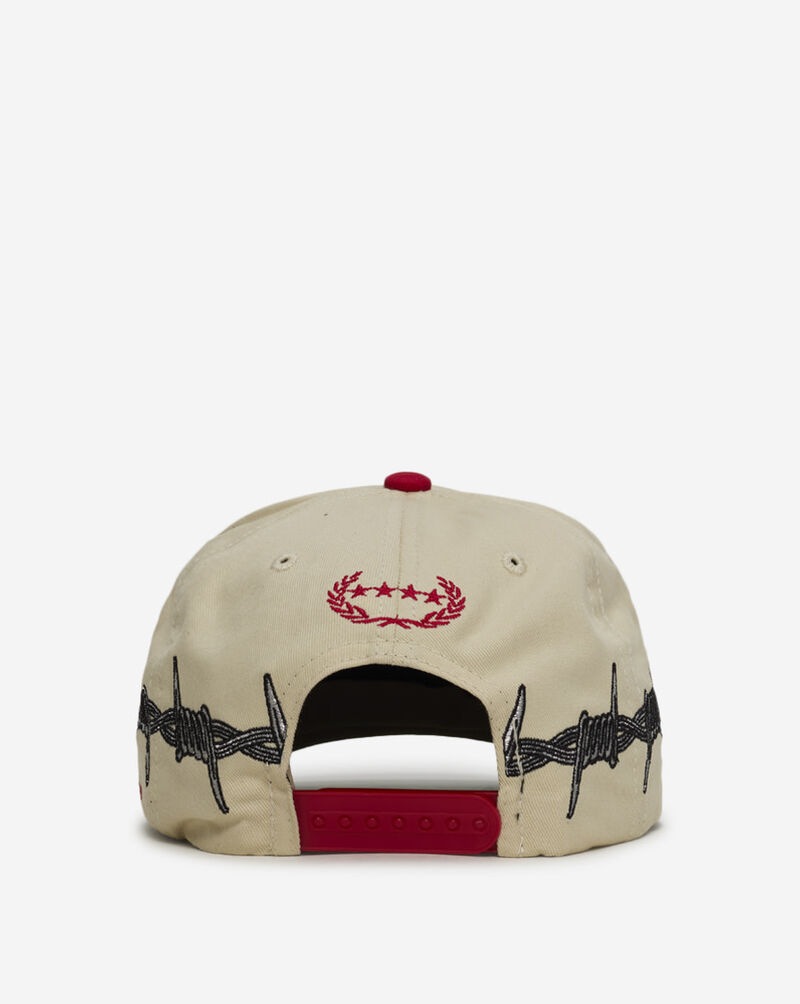 Field Grade Beware Of Rotty Barbed Wire Twill Trucker  1005208 cream 3