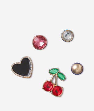 Elevated Red 5 Pack Jibbitz Charms