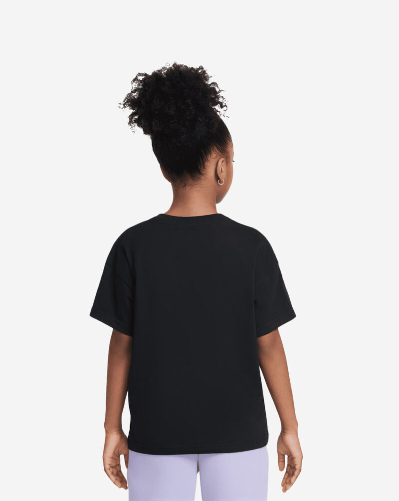 Nike Big Kids' NSW Sip The Tea Graphic T-Shirt HQ2337-010 Black 2