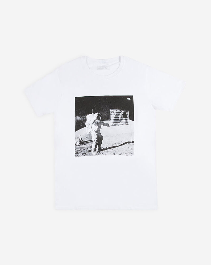 Graphic Tees NASA Moon Landing Tee MT1198 White 1