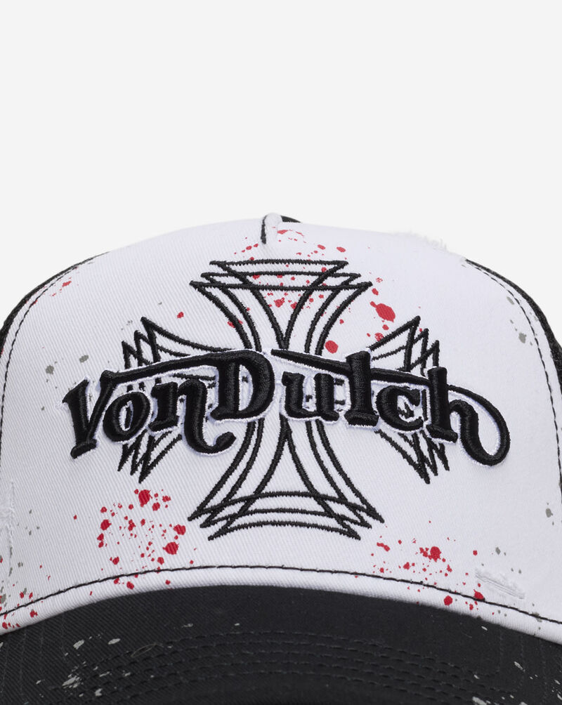 Von Dutch Iron Trucker Hat VDHH0174 White 2