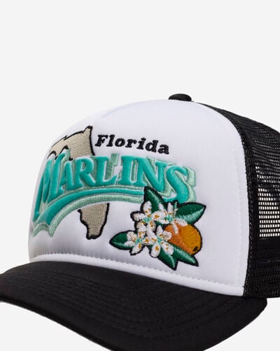 9Forty A-Frame Florida Marlins State Flower Snapback Hat 9Forty A-Frame Florida Marlins State Flower Snapback Hat