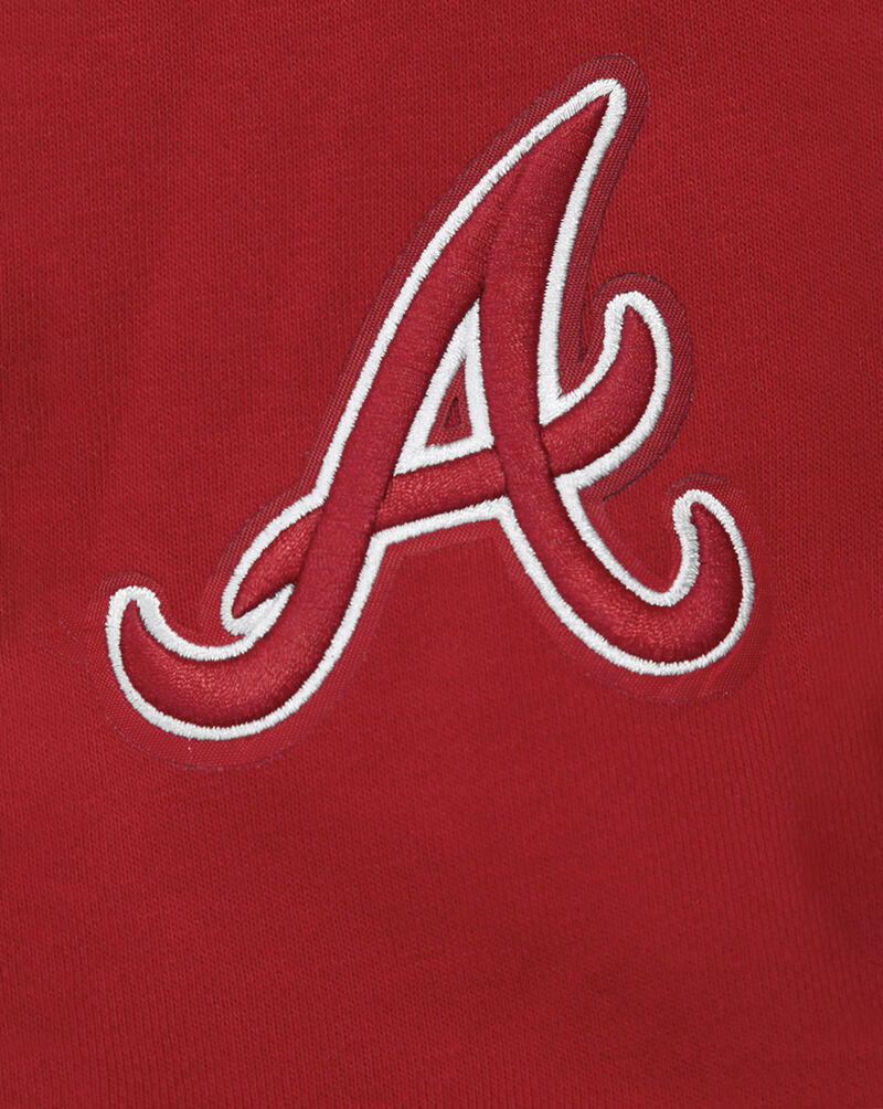 PRO STANDARD Atlanta Braves Classic Fleece Pull Over Hoodie LABC34340-RED Red 4