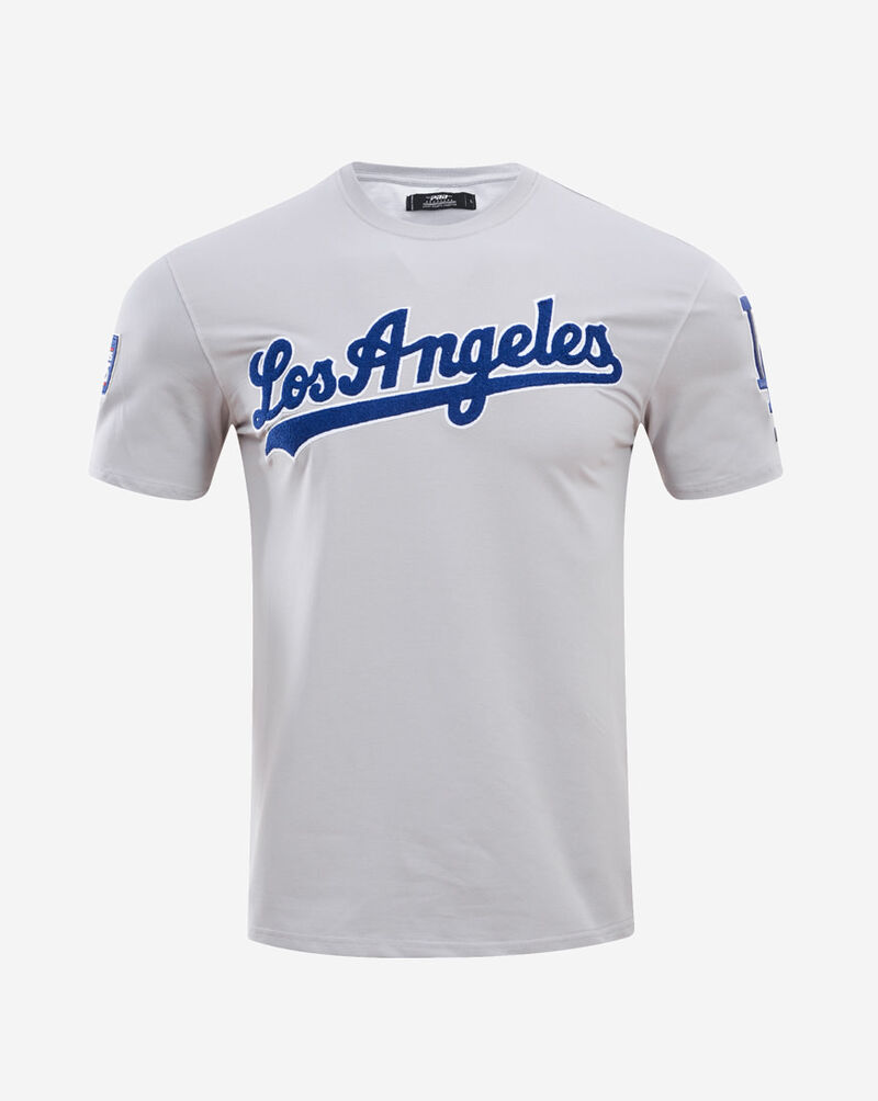 PRO STANDARD Los Angeles Dodgers Classic Chenille Tee  LLD131604-GRY Grey 1