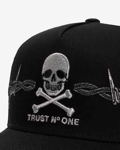 Trust No One Barbed Wire Twill Trucker Trust No One Barbed Wire Twill Trucker