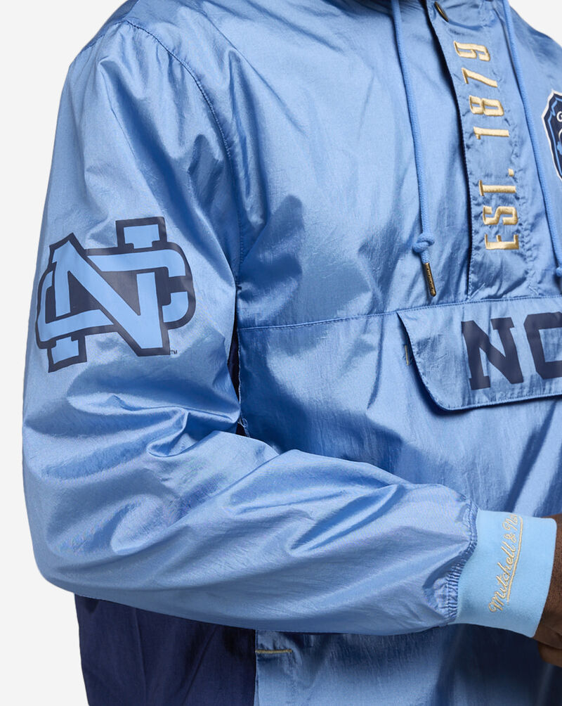 Mitchell  Ness North Carolina NCAA Team OG 2.0 Vintage Logo Anorak Windbreaker OJPO7093-UNCYYPPPBLUE Blue 3